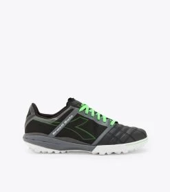 Diadora Brasil Sala Turf Adult Soccer Shoe Black Green