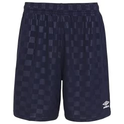 Umbro Men's Navy Checkered Short