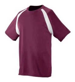 Augusta Wicking Block Jersey Maroon Medium