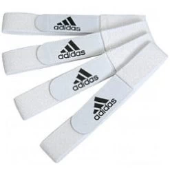 Adidas Shingurd & Sock Straps White - Pack Of 4