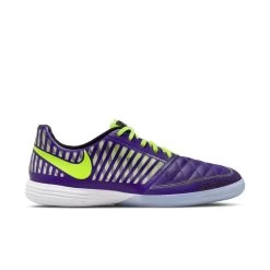 Nike Lunar Gato II Indoor Soccer Futsal Shoes Purple Volt Green