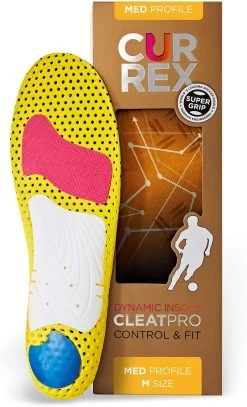 Currex CLEATPRO Performance Insoles MED PROFILE ORANGE