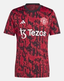 Adidas Youth Manchester United Pre-Match Jersey 23/24