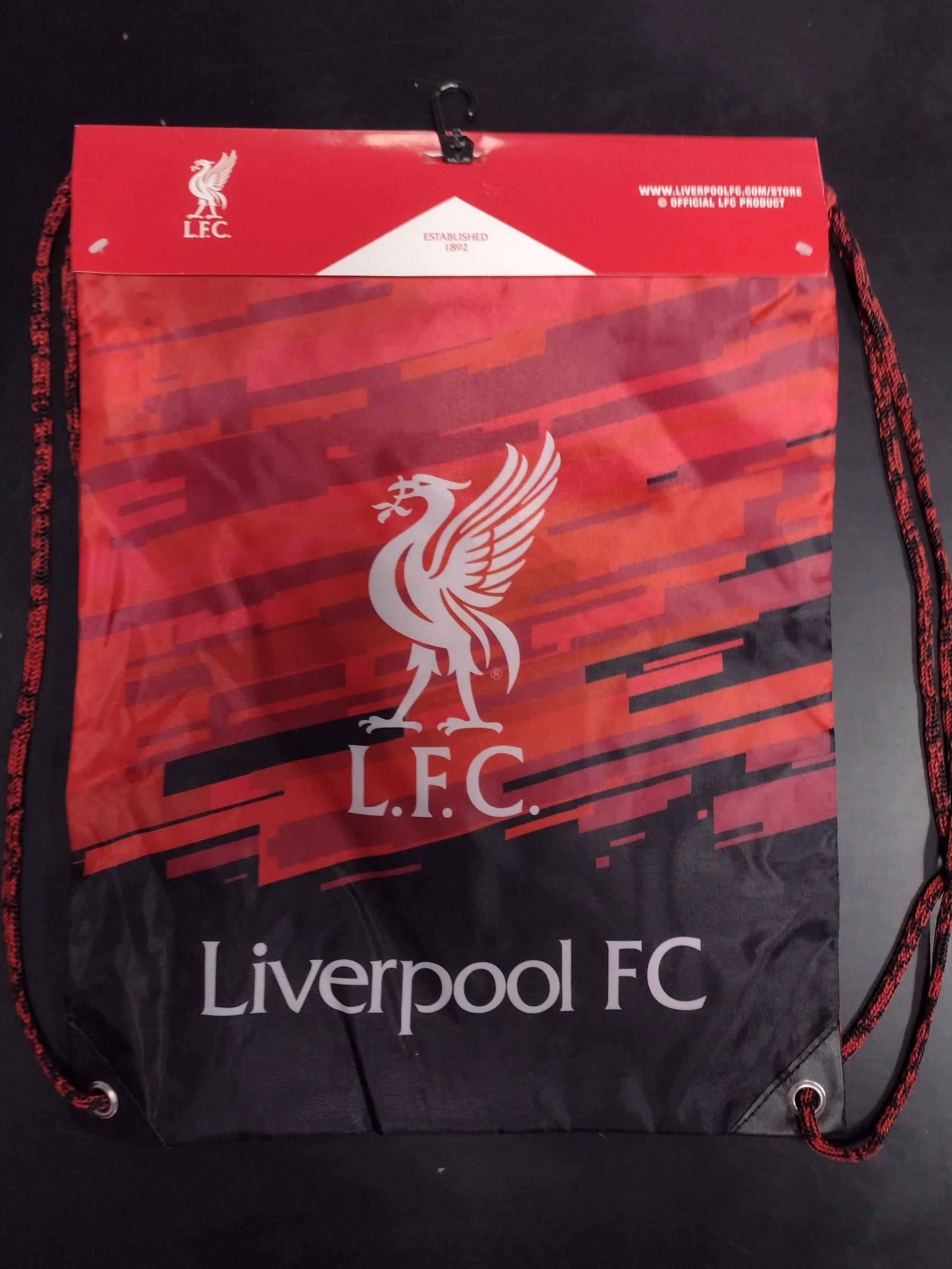 LIVERPOOL FC DRAWSTRING CINCH BAG
