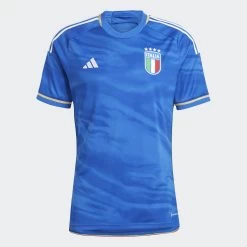 Adidas Italy 2023 Mens Home Jersey Italia Blue