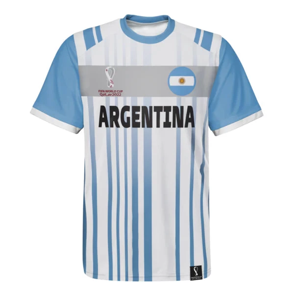 Messi #10 FIFA Argentina World Cup 2022 Adult Fan Jersey - Image 2