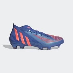 Adidas Predator Edge.1 FG Soccer Cleats Blue Turbo