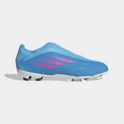 Adidas X Speedflow.3 LL Laceless FG Soccer Cleats Sky Rush Pink