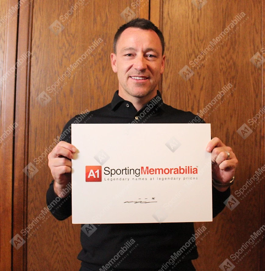 John Terry Signed Football Boot - Adidas, Black - In Acrylic Photo Display Case - Image 5