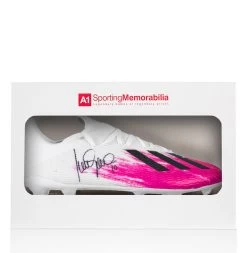 Luis Garcia Signed Football Boot - Adidas X 19.3 Pink/White - Gift Box