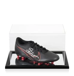 Phil Thompson Signed Football Boot - Nike - In Acrylic Display Case