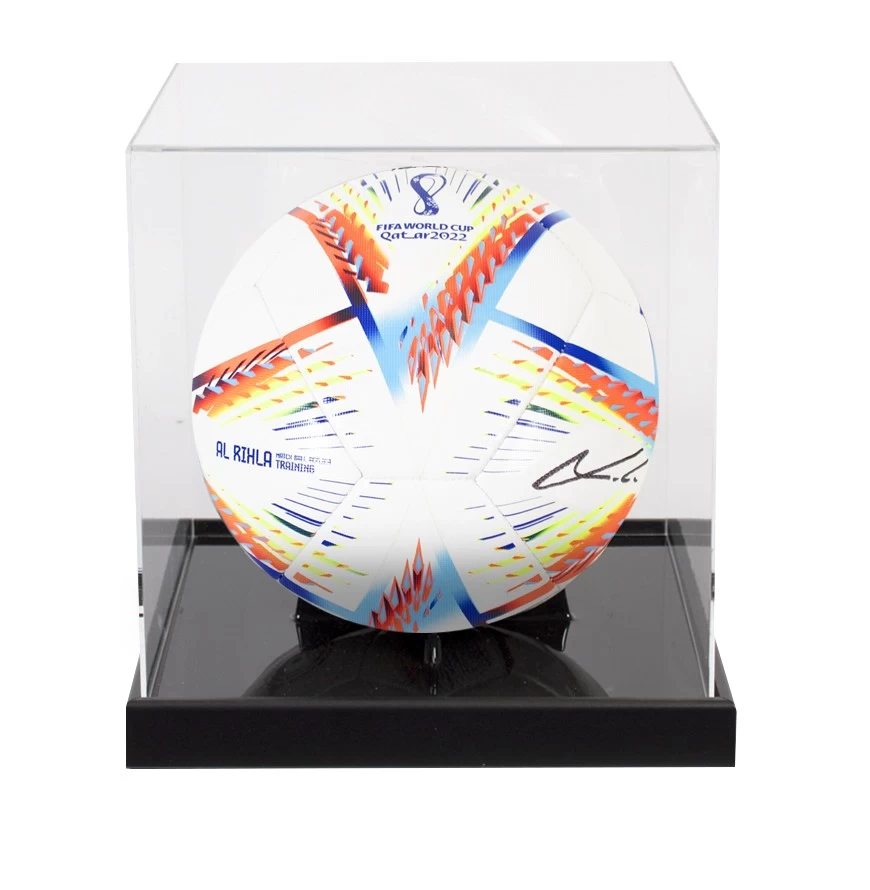 Luka Modric Signed Football - World Cup 2022 Al Rihla - In Acrylic Display Case