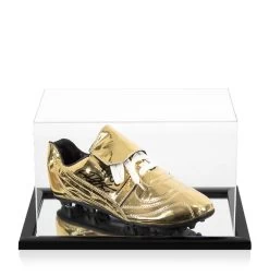 Sir Geoff Hurst Signed Football Boot - Golden 1966 Boot - In Acrylic Display Case