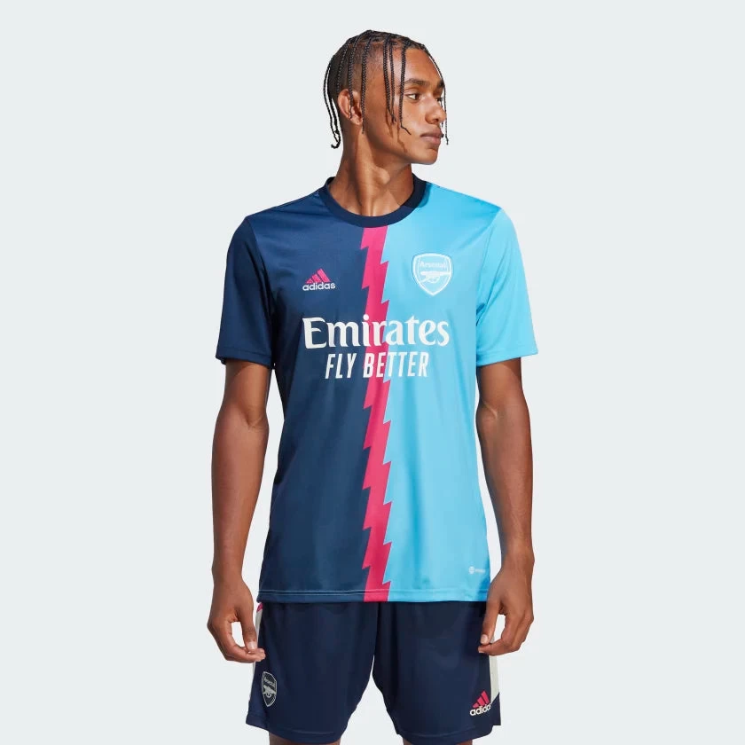 Adidas Arsenal FC Pre-Match Jersey Blue 2022-23 - Image 3