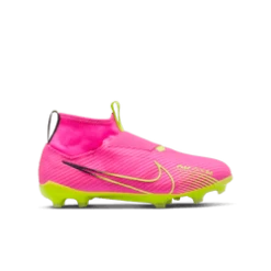 Nike Jr. Zoom Mercurial Superfly 9 Pro FG Youth Soccer Cleats Pink