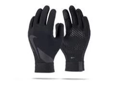 NikeYouth HyperWarm Academy Soccer Gloves Black Orange