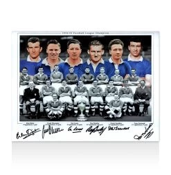 Chelsea Multi-Signed Photo - 1954/55 Football League Champions