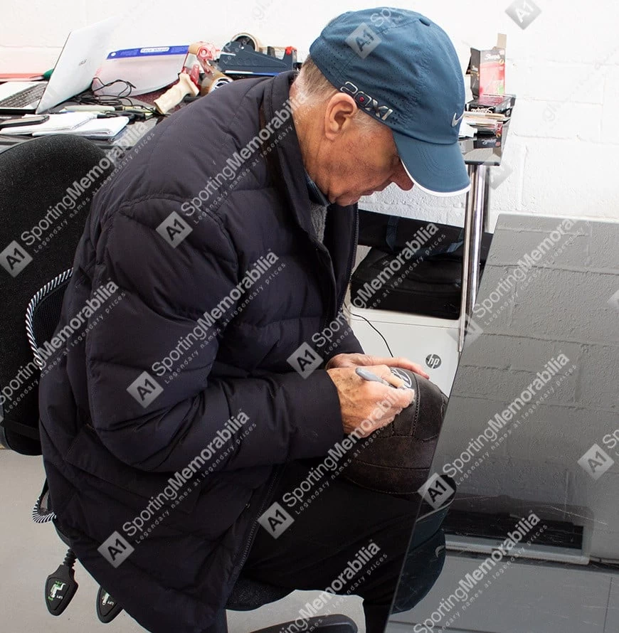 Sir Geoff Hurst Signed Football - Retro Ball - In Acrylic Display Case - Image 5