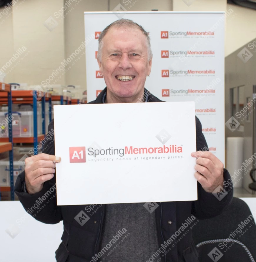Sir Geoff Hurst Signed Football Boot - Umbro, Black - In Acrylic Display Case - Image 5