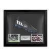 Framed Paolo Di Canio Signed Football Boot - Adidas - Bubble Framed