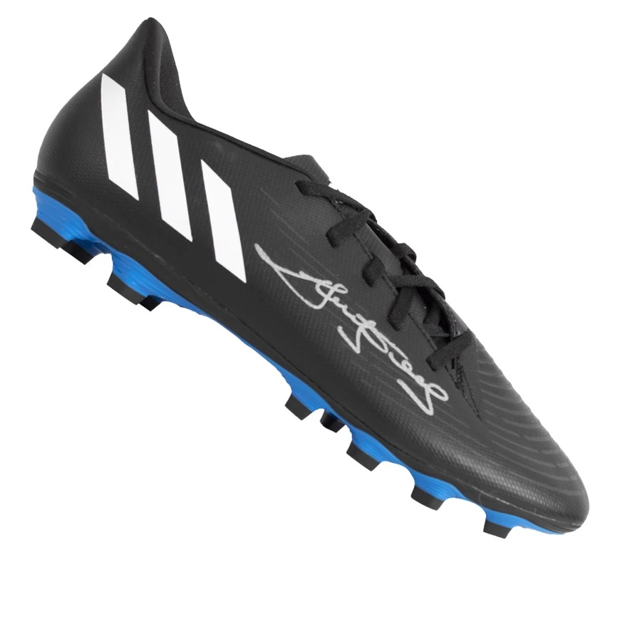 Framed Ricky Villa Signed Football Boot - Adidas - Bubble Framed - Image 2