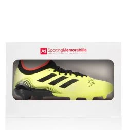Pedri Signed Football Boot - Adidas, Yellow - Gift Box
