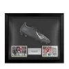 Framed Paul Scholes Signed Football Boot - Adidas, Black - Bubble Framed