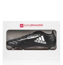 Zinedine Zidane Signed Football Boot - Adidas, Black - Gift Box
