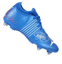 Neymar Jr Signed Football Boot - Puma, Blue