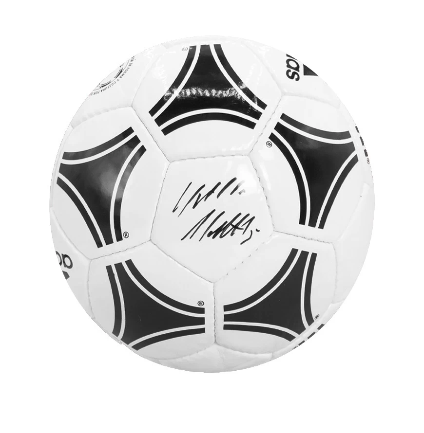 Lothar Matthaus Signed Football