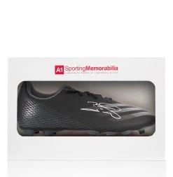 Brian Laudrup Signed Football Boot - Adidas, Black - Gift Box