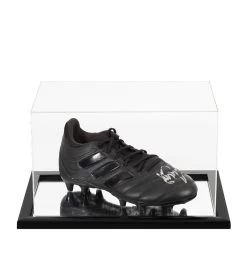 Kalvin Phillips Signed Football Boot - Adidas, Black - In Acrylic Display Case