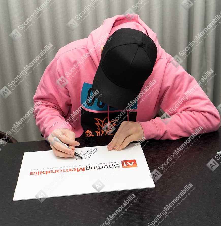 Framed Jack Grealish Signed Football Boot - Nike, Purple/Grey - Bubble Framed - Image 4