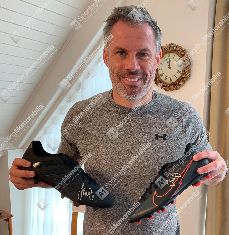 Jamie Carragher Signed Football Boot - Nike - Gift Box - Image 3