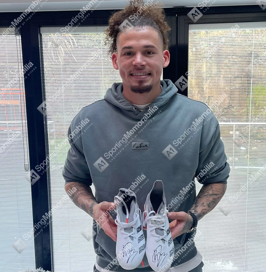 Kalvin Phillips Signed Football Boot - Adidas, White - Gift Box - Image 4