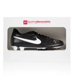 Ole Gunnar Solskjaer Signed Football Boot - Gift Box