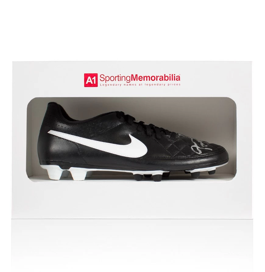 Ole Gunnar Solskjaer Signed Football Boot - Gift Box
