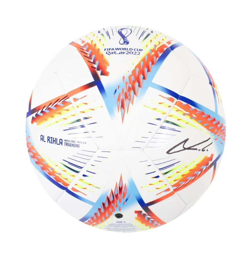 Luka Modric Signed Football - World Cup 2022 Al Rihla - In Acrylic Display Case - Image 2