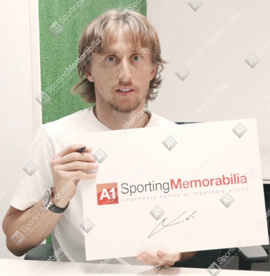 Luka Modric Signed Football Boot - Nike, Orange/Black - In Acrylic Display Case - Image 7