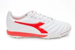 Diadora Brasil Elite 2 R Turf Soccer Shoe - White Red