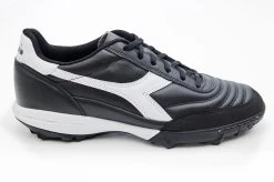 Diadora Calcetto LT Turf Soccer Shoe Black Premium Leather