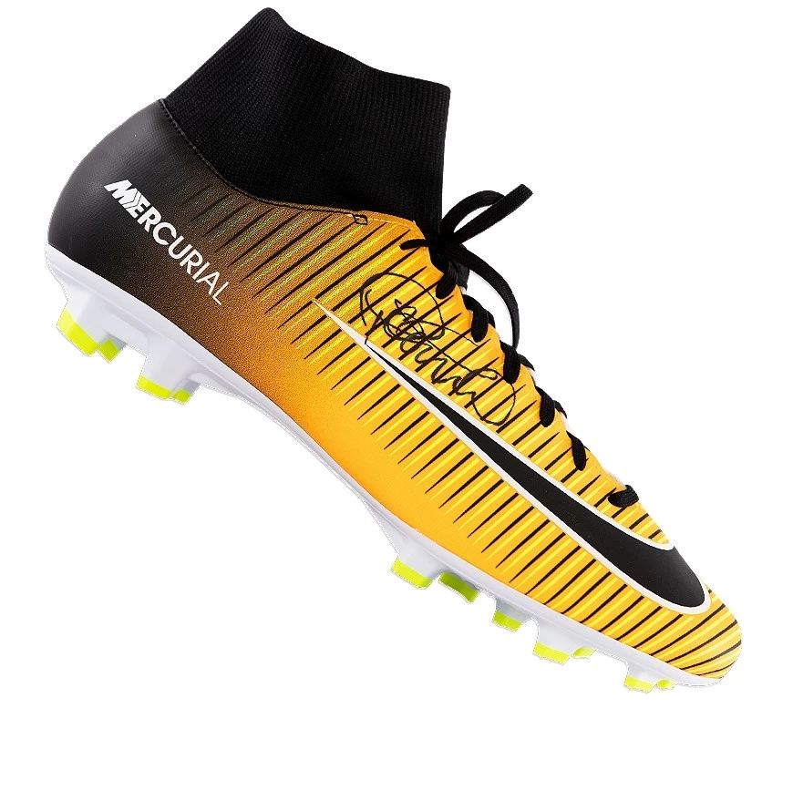 Philippe Coutinho Signed Football Boot - Orange Nike Mercurial