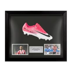 PRE-FRAMED Ryan Bertrand Signed Nike Mercurial Football Boot - Southampton