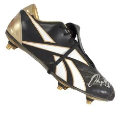 Ryan Giggs Signed Football Boot - Reebok, Black/Gold