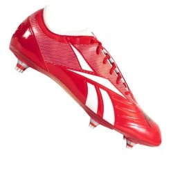 Ryan Giggs Signed Football Boot - Reebok, Red, Signed In Black