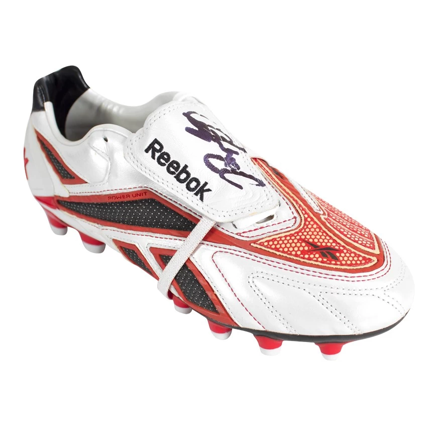 Ryan Giggs Signed Football Boot - Reebok, White/Red - Gift Box - Image 3