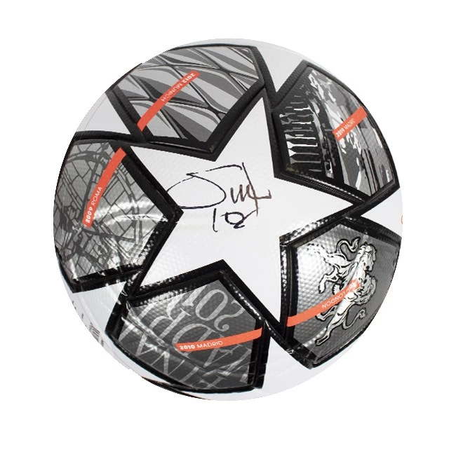 Sadio Mane Signed Champions League Football