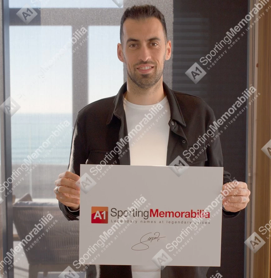 Sergio Busquets Signed Football: Champions League - Image 3