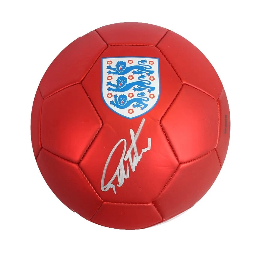 Sir Geoff Hurst Signed England Football - In Acrylic Display Case - Image 2