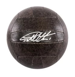 Sir Geoff Hurst Signed Football - Retro Ball